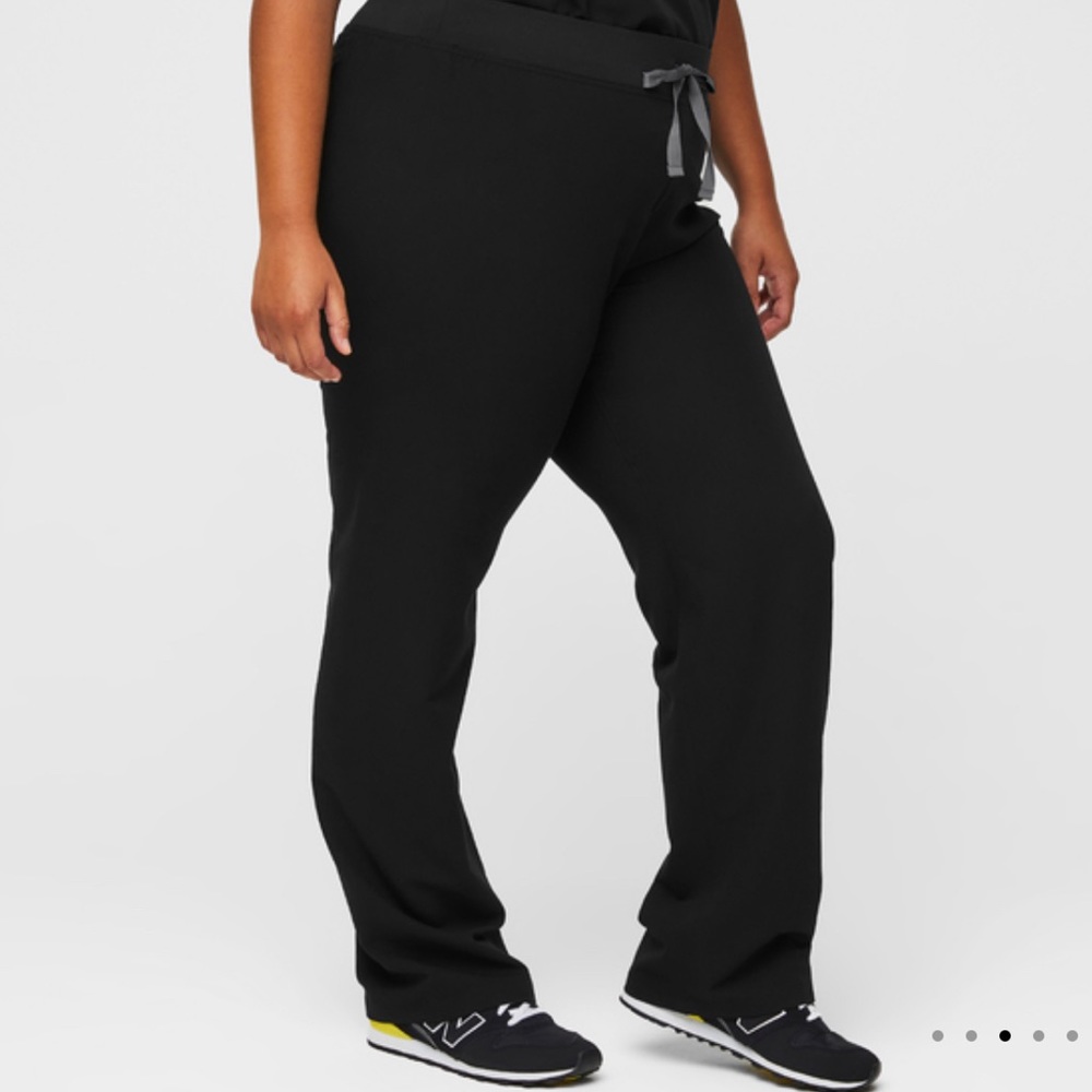 FIGS Livingston Basic Scrub Pants size XL color Black